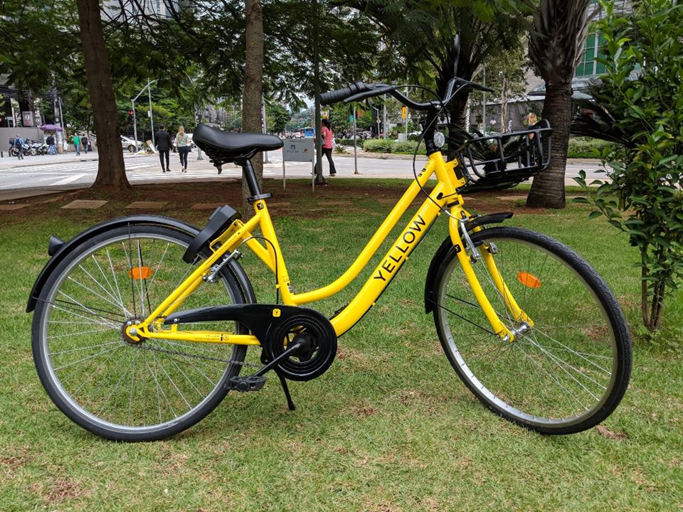 bike yellow em floripa