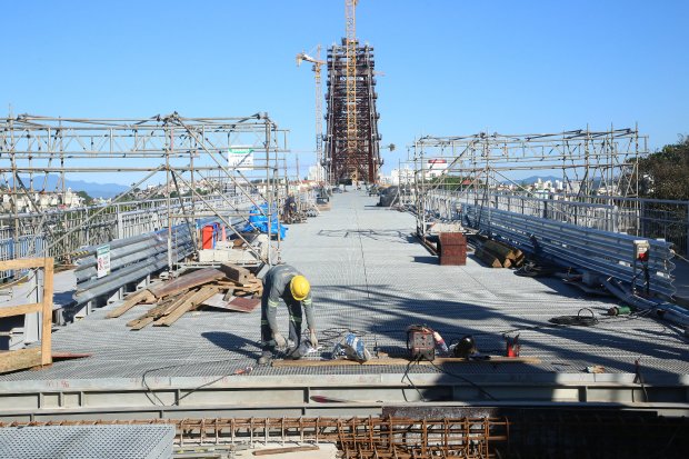 Transferência de Carga da Ponte Hercílio Luz