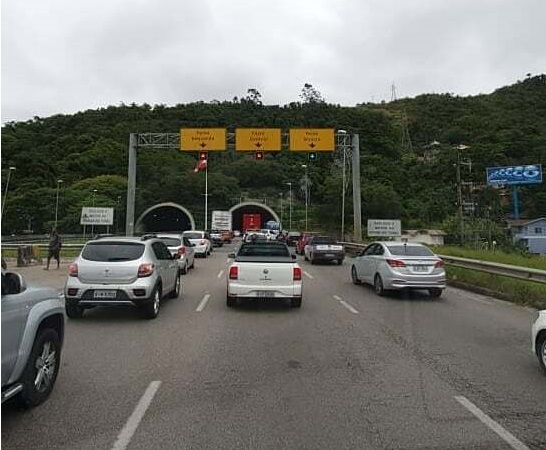 Trânsito em Florianópolis Travado
