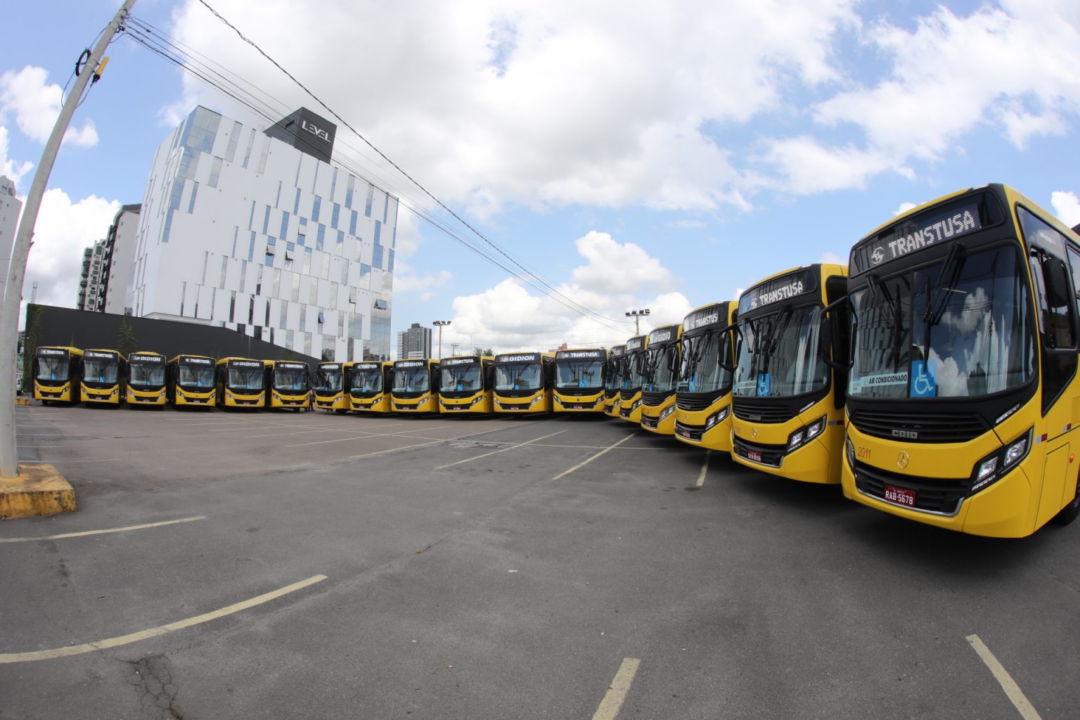 Novos ônibus Joinville