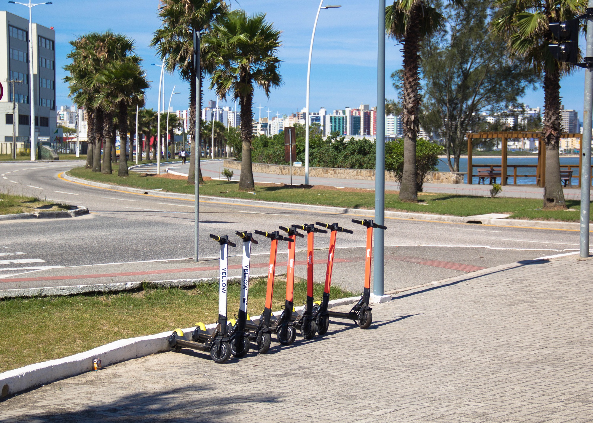 Patinetes em São José