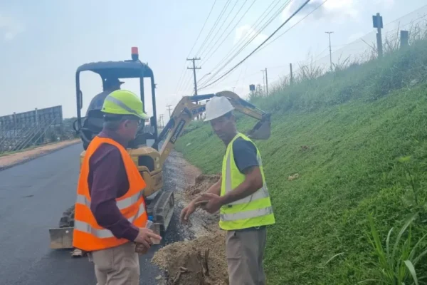 obras dos novos acessos