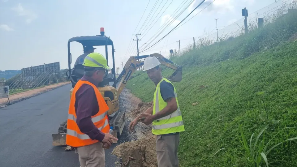 obras dos novos acessos