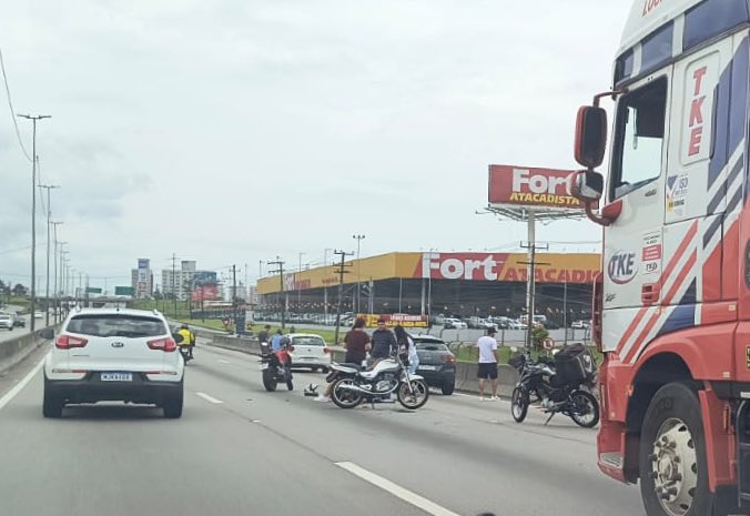 colisão envolvendo motociclista são josé