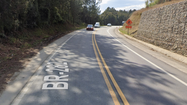 BR-282 em Rancho Queimado