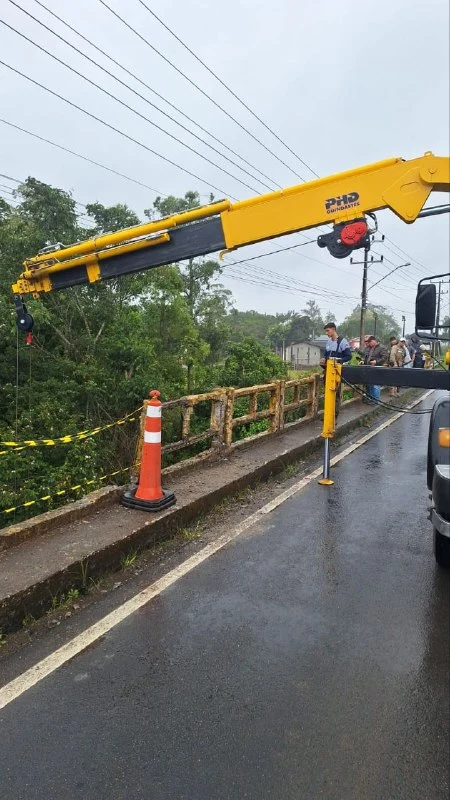 Sinistro no km 383 da SC-108