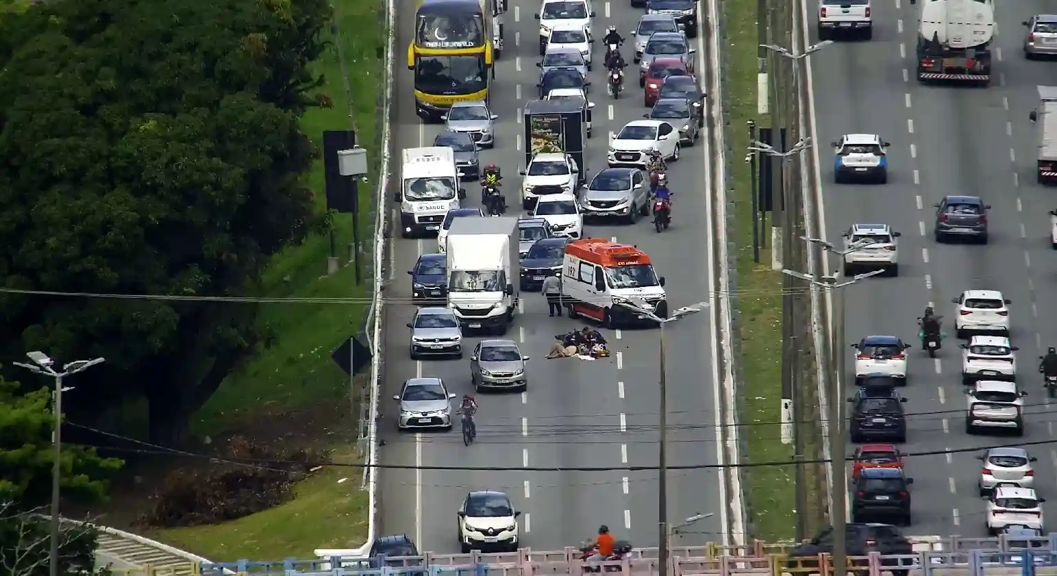 acidente via expressa floripa