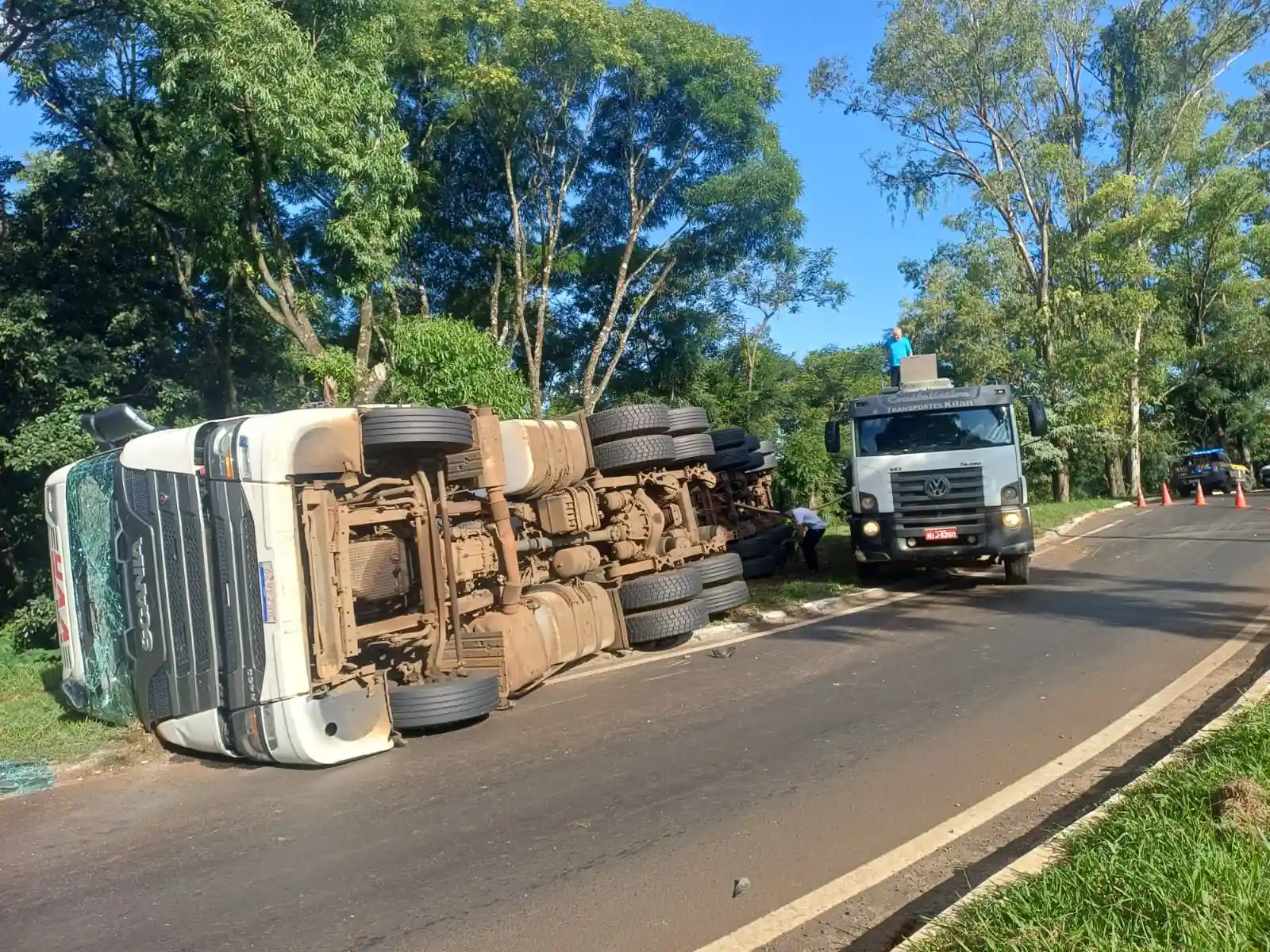 no trevo de Pinhalzinho br-282 joaçaba