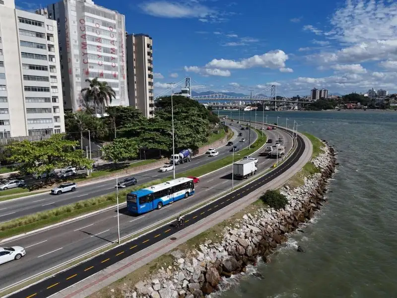 ciclovia da Beira-Mar Norte florianópolis