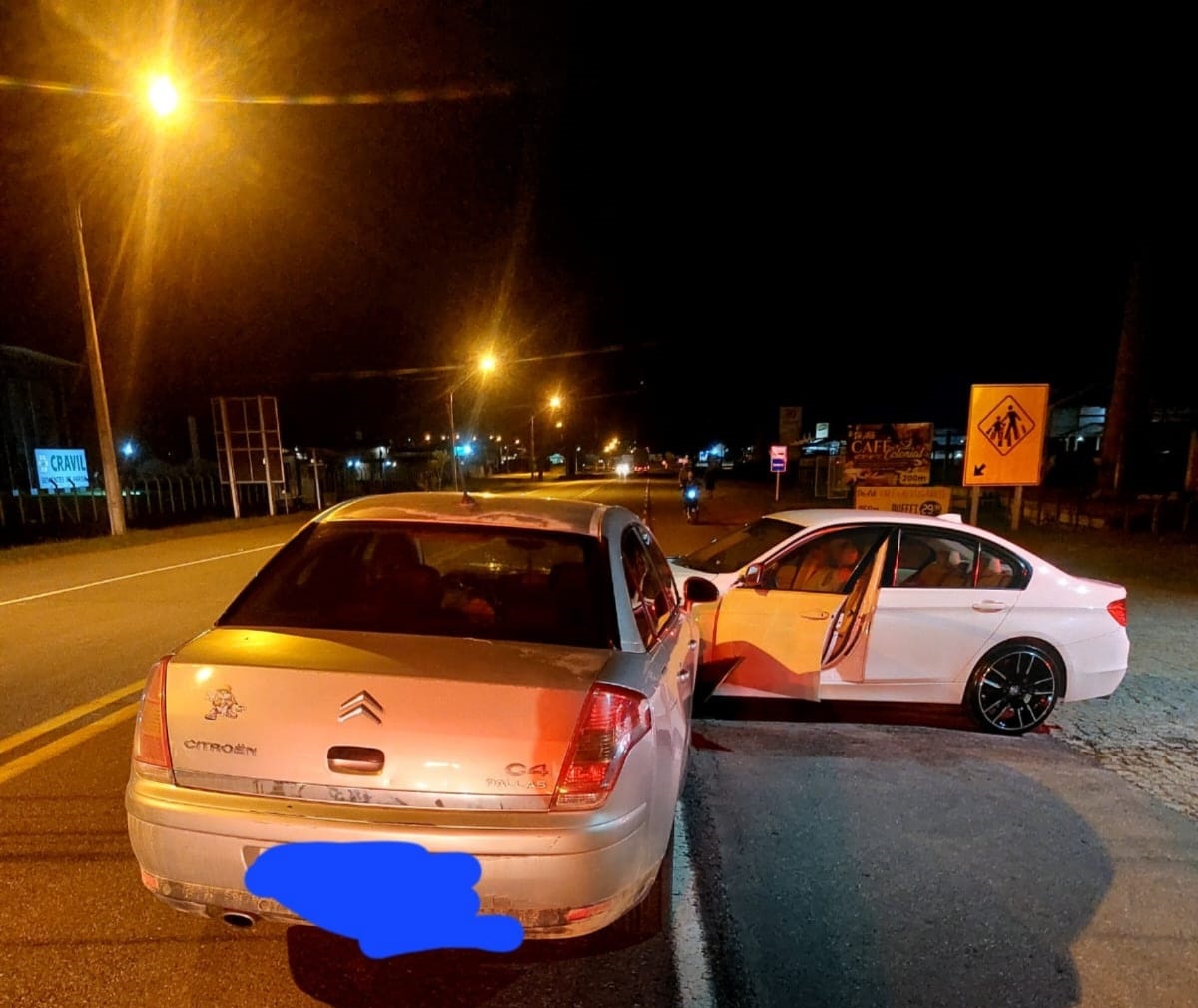 COLISÃO ENVOLVENDO VEÍCULOS NA BR-470