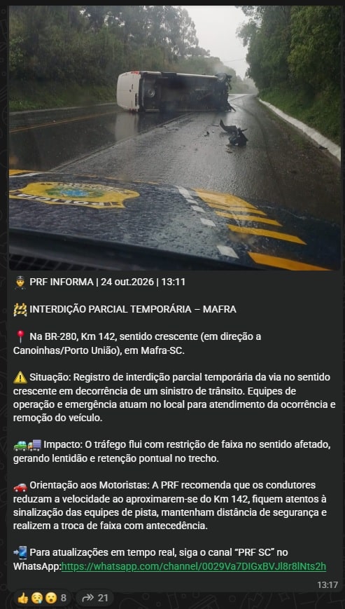 br-280 km 142 mafra