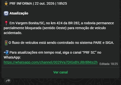 br-282 permanece