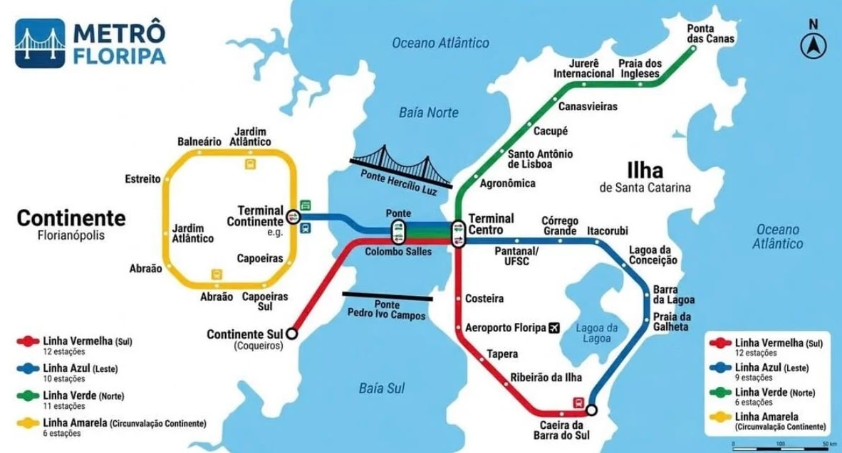 metrô floripa florianópolis