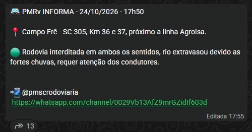 sc-305 km 36 e km 37