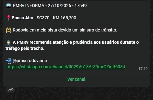 sc-370 pouso alto km 165