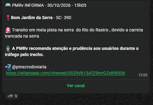 sc-390 carreta trancada